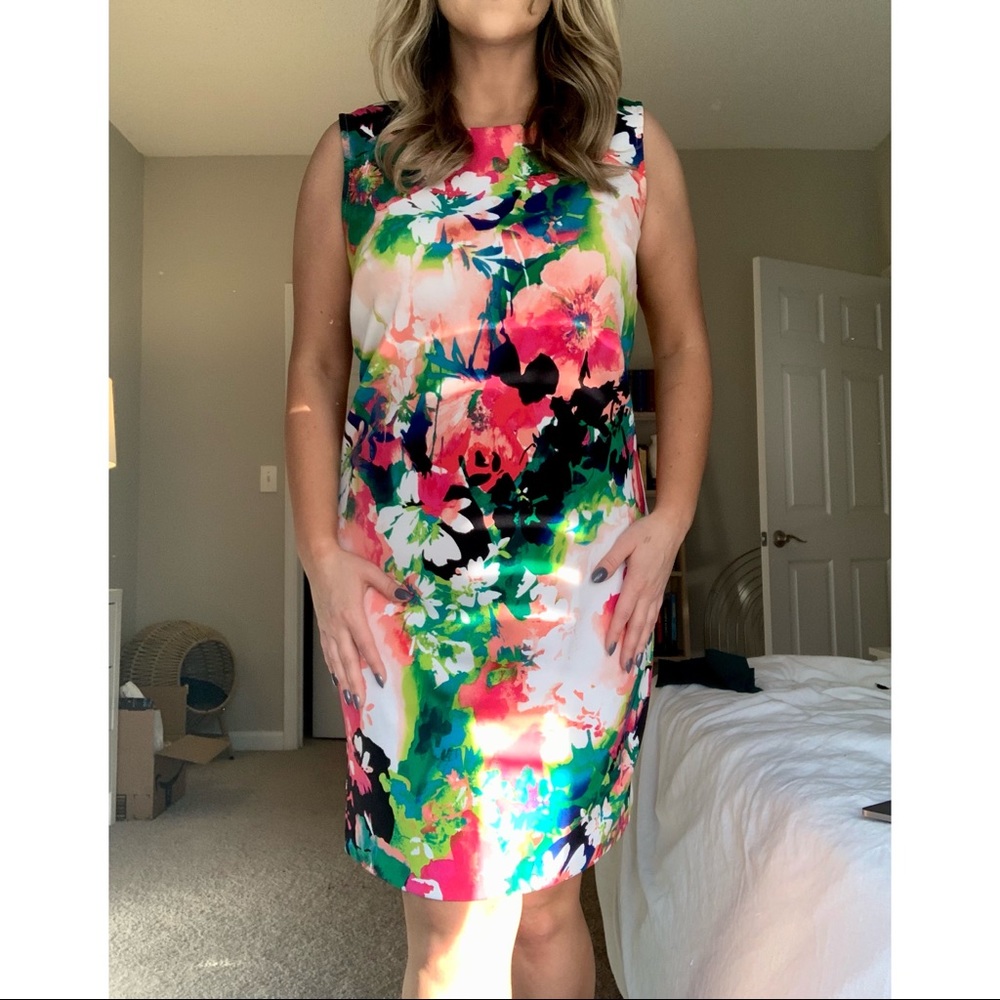 Floral professional dress